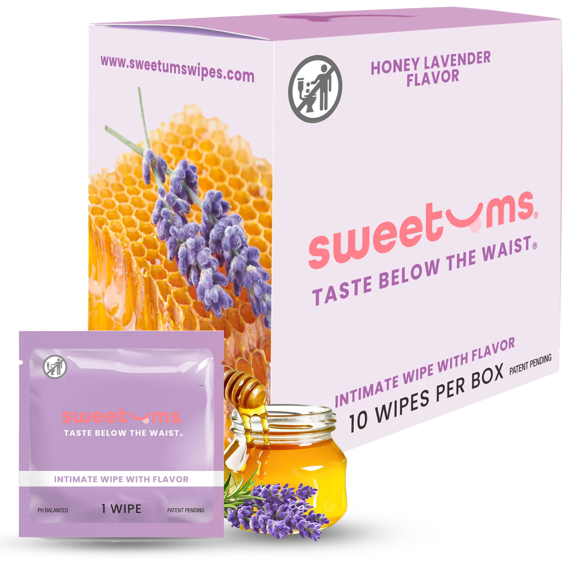 Honey Lavender Flavored Wipes