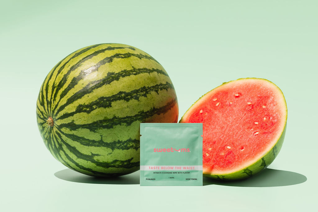 Sweetums Watermelon Flavored Intimated Wipes for Women