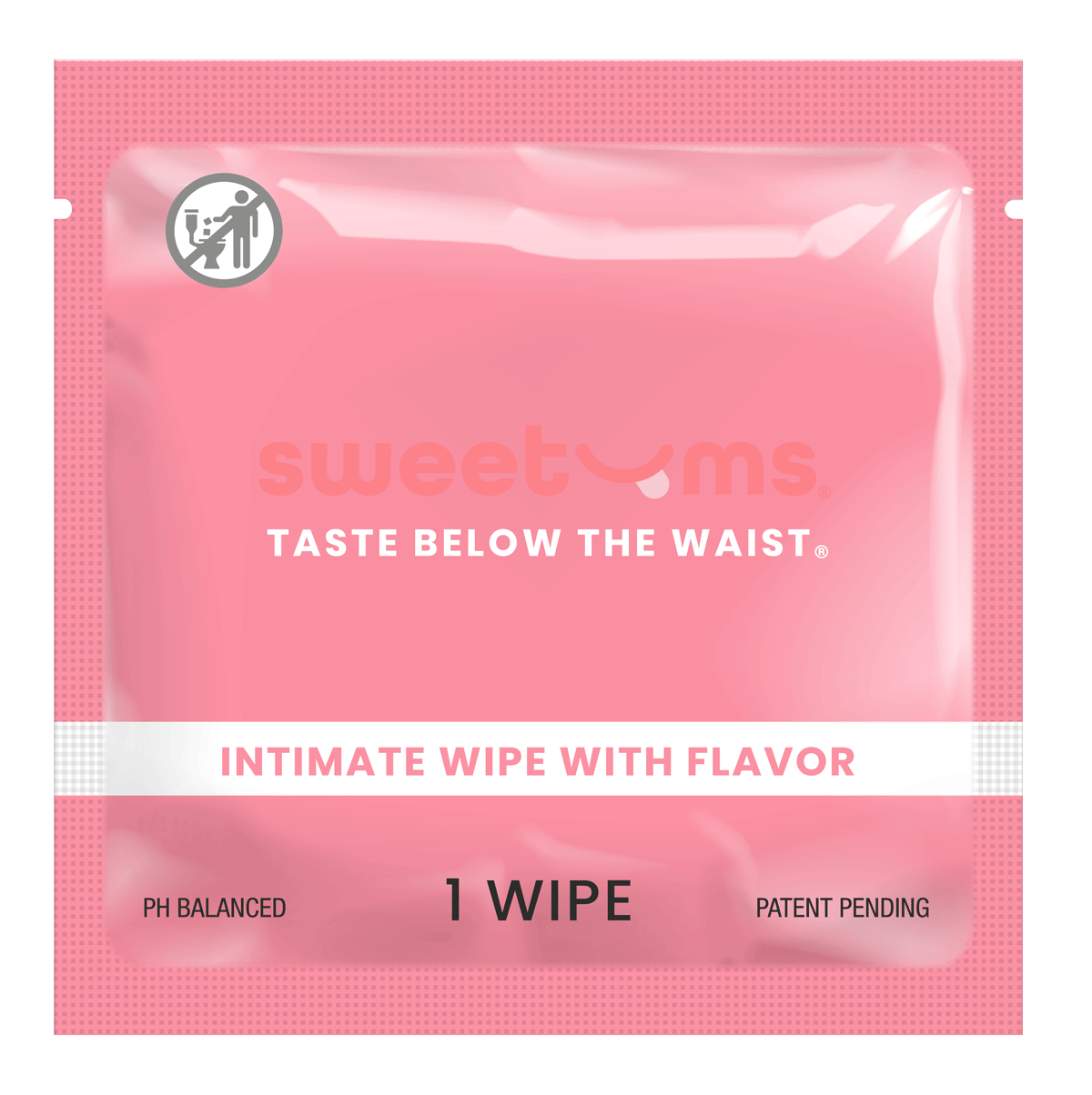 Sweetums Flavored Wipes for women - Cherry Flavor