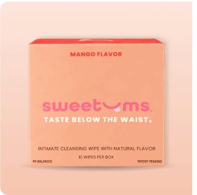 Sweetums Feminine wipes with Flavor Mango