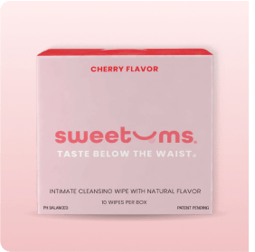 Sweetums Flavored wipes cherry - cleansing wipe